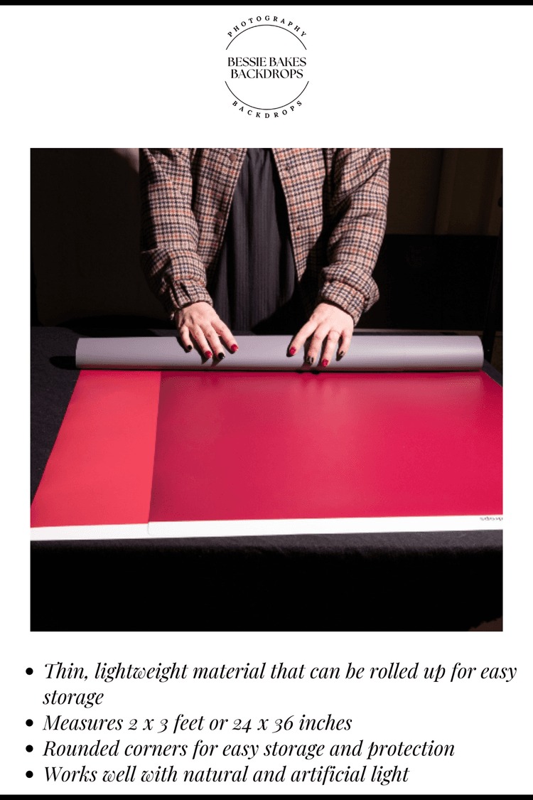 Concrete 4-Pack - roll-up photography backdrop (24x36) - alternate view 5
