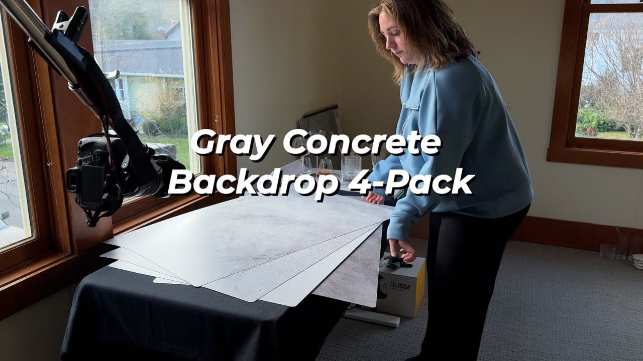 Gray Photography Backdrop 4-Pack