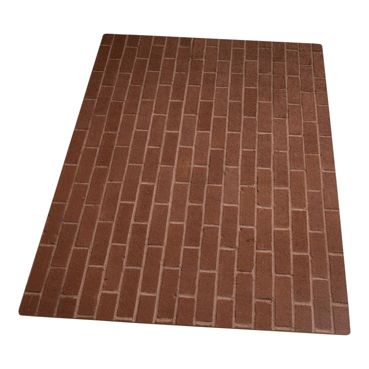 Bessie Bakes Super-Thin Espresso Brick Replicated Photography Backdrop 2 Feet Wide x 3 Feet Long