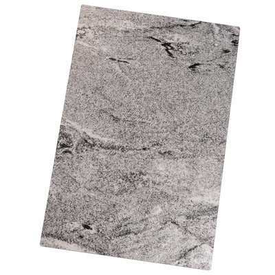 Bessie Bakes Super-Thin & Pliable Gray & Black Stone Replicated Photography Backdrop 2 Feet Wide x 3 Feet Long