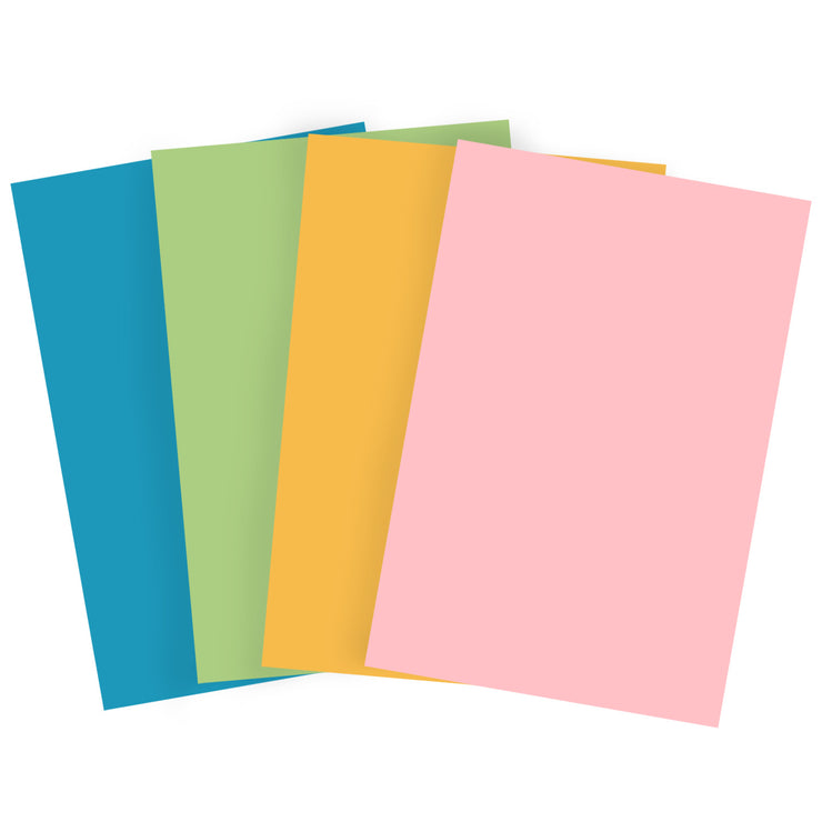 Bessie Bakes Vibrant Vintage Solid Color Roll-Up 2 Feet x 3 Feet Photography Backdrops 4 Pack
