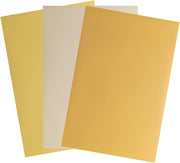 Bessie Bakes Sunshine Yellow Solid Color Roll-Up 2 Feet x 3 Feet Photography Backdrops 3 Pack