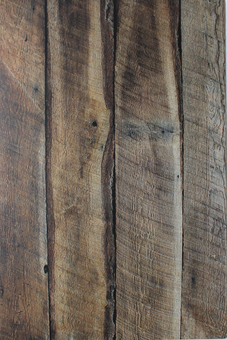 Dark Brown Reclaimed Barn Wood Replica Photography Backdrop 2 ft x 3ft board