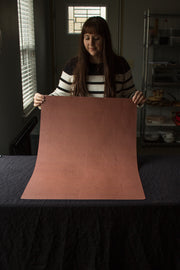 Super-Thin & Pliable Terra Cotta Photography Backdrop 2 ft x 3ft, Lightweight, Moisture & Stain-Resistant behind the scenes