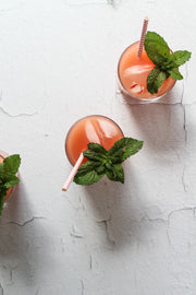 White Chipped Paint Photography Backdrop 2 ft x 3 ft | 3 mm thick with grapefruit juice and mint