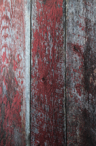 Aged Red Reclaimed Barn Wood Photography Backdrop 2 ft x 3ft board | 3 mm thick